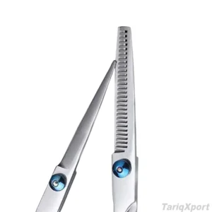 Professional Stainless Steel Salon Scissors for Men Women-Foldable Lightweight Barber Beauty Salon Thinning Hair Dressing