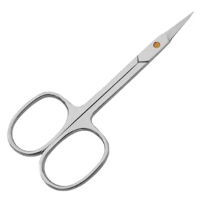 Wholesale Stainless Steel Eyebrow Scissors Sharp BladeHigh Quality Scissor Tools Round Nose Hair Trimmer Costum Logo