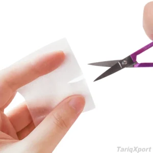 Factory Price Portable Stainless Steel Eyebrow Trimmer Small Scissors Sharp Straight for Nose Hair Clipper Gradient Beauty