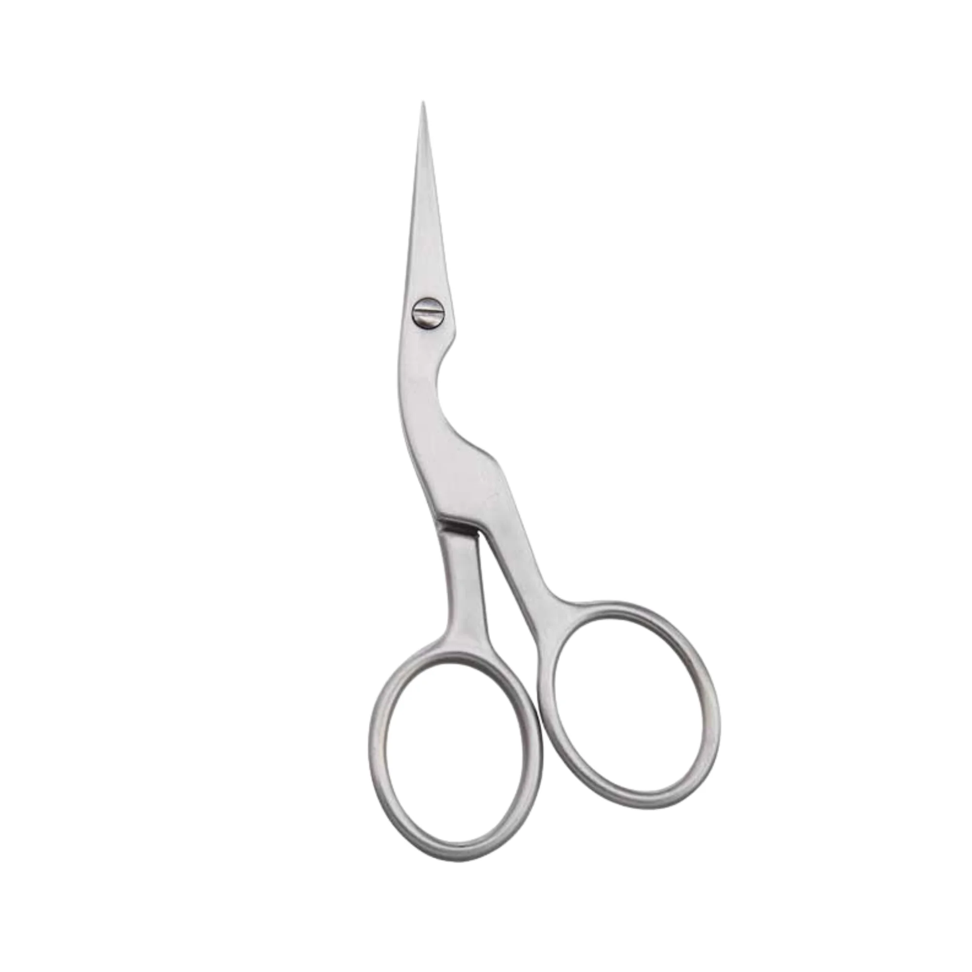 3.5" Professional Custom Made Fancy Handle Needle Point Embroidery Eyebrow Scissors Straight Stainless Steel Cutting Threading