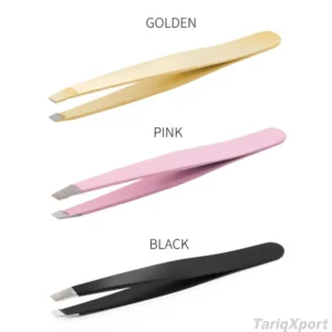 Best Selling High Quality Volume Eyebrow Lash Tweezers Set Slanted Tip Stainless Steel Durable Lightweight Precise Hair Removal