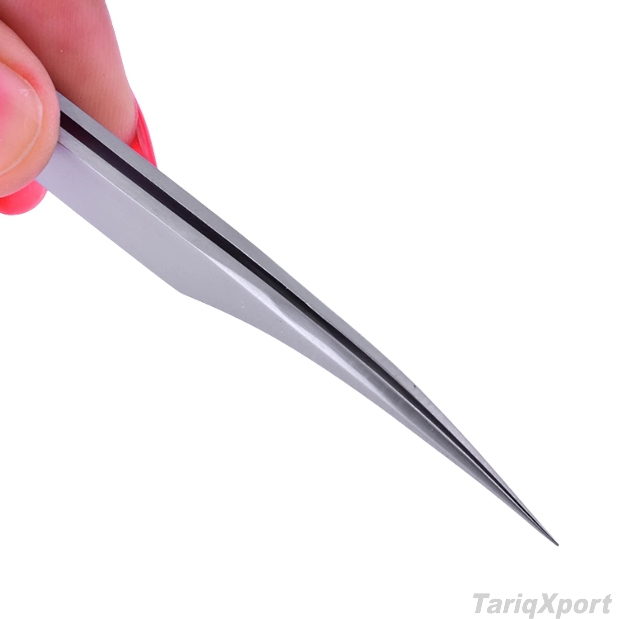 Professional Stainless Steel Eyelash Tweezers Set Precision Tools for False Lash Application Smooth Tip Design - Image 5