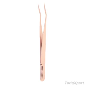Hot Selling Professional Private Label Eco-Friendly Stainless Steel Eyebrow Tweezers Fiber Tip Comb-Eyelash Tools for Lash