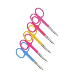 Premium Straight Stainless Steel Beauty Nail Scissors Right-Handed Sharp Edge Cuticle Use High Quality Lightweight Reusable