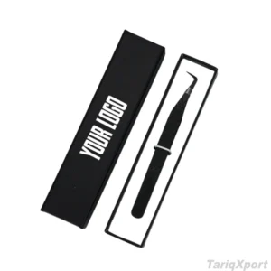 Customized Stainless Steel Eyebrow Tweezers Set Pointed Tip Durable Modern Style for Facial Hair Ingrown Hair Removal
