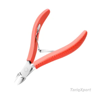Professional Nail Cuticle Cutter Remover Nippers Stainless Steel Non-Slip Silicone Handle Light Green CE Toenail Gift Box