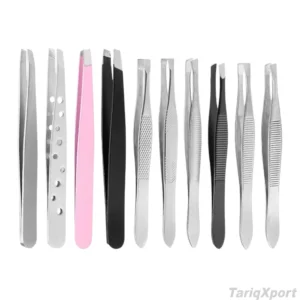 Stainless Steel Curved Pointed Customized Eco-Friendly Eyebrow Tweezers Best Seller Manufacturers Supplier Factory Direct