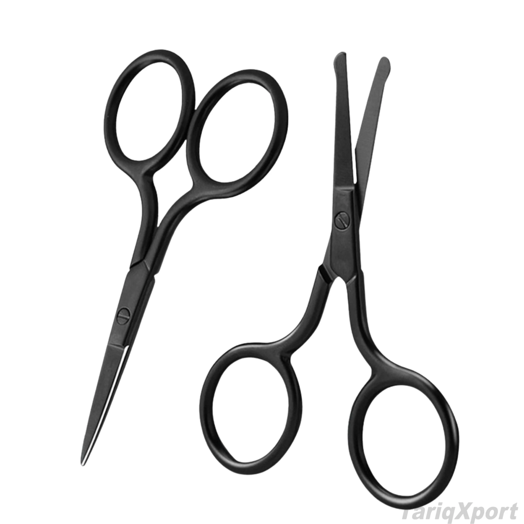 Professional Beauty Stainless Steel Eyebrow Scissors Custom Logo Comfortable Handle Right-Handed Design-Straight Blade Sharp - Image 2