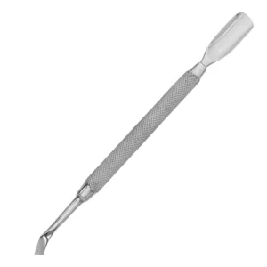 Professional High Quality Reusable Stainless Steel Nail Cuticle Pusher Steel Handle Double-Head Manicure Pedicure Set Box