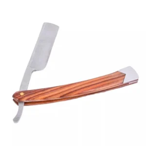 Professional Stainless Steel Blade Single Blade Barber Shaving Razor Wooden Face Body Customized Color Custom Logo