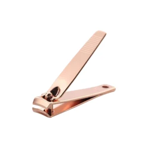 Custom Logo Stainless Steel Curved Nail Cutter Clipper with Sharp Blade Wide Jaw Opening Portable Design for Finger & Toe Nails