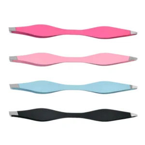 Factory Price Customized Stainless Steel Double Sided Pointed Tweezer Professional Eyebrow Plucking Tool Luxury Tweezers