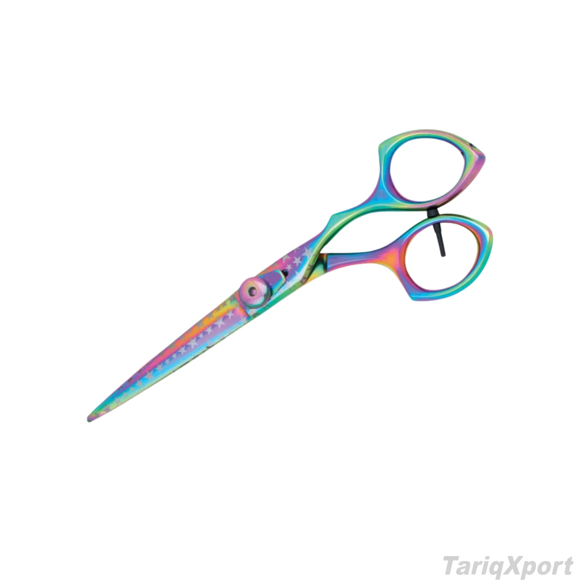 Professional Stainless Steel Sharp Foldable Lightweight Right-Handed Barber Hair Cutting Scissors 7 Inches Multi Coated Design - Image 2