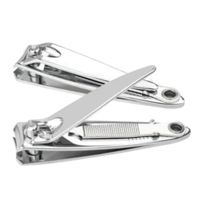 Customized Luxury New Design Heavy Duty Stainless Steel Nail Clipper Portable Straight Flat Finger Nail Cutter Wide Jaw Opening