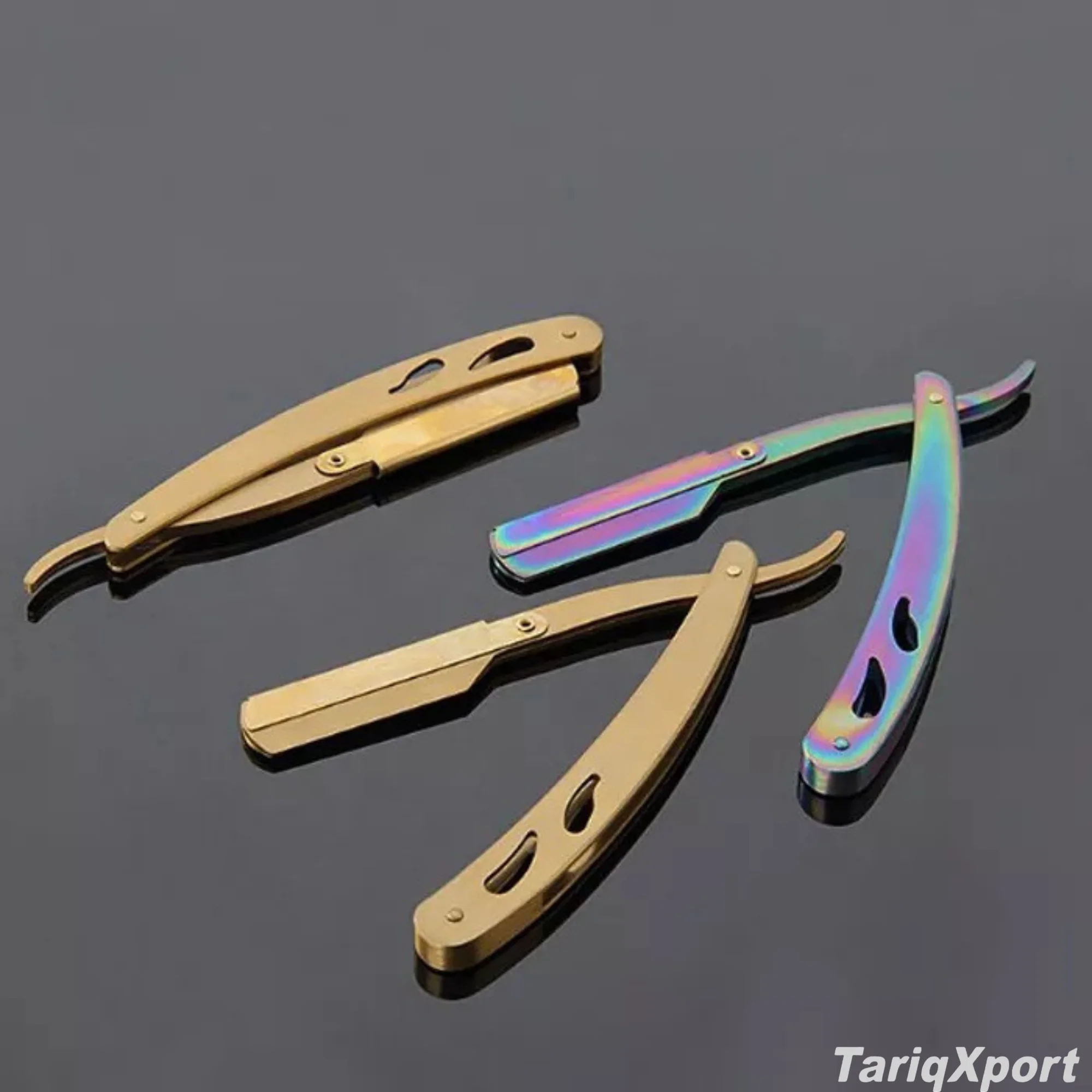 Wholesale Professional Barber Shaving Razor Stainless Steel Blade Wood/Steel Handle Custom Colors Logo Options Face Body - Image 4