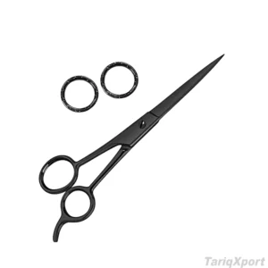 Professional Stainless Steel Titanium Coated Barber Beauty Scissors Custom Logo Adjustable Screw Lightweight Cutting