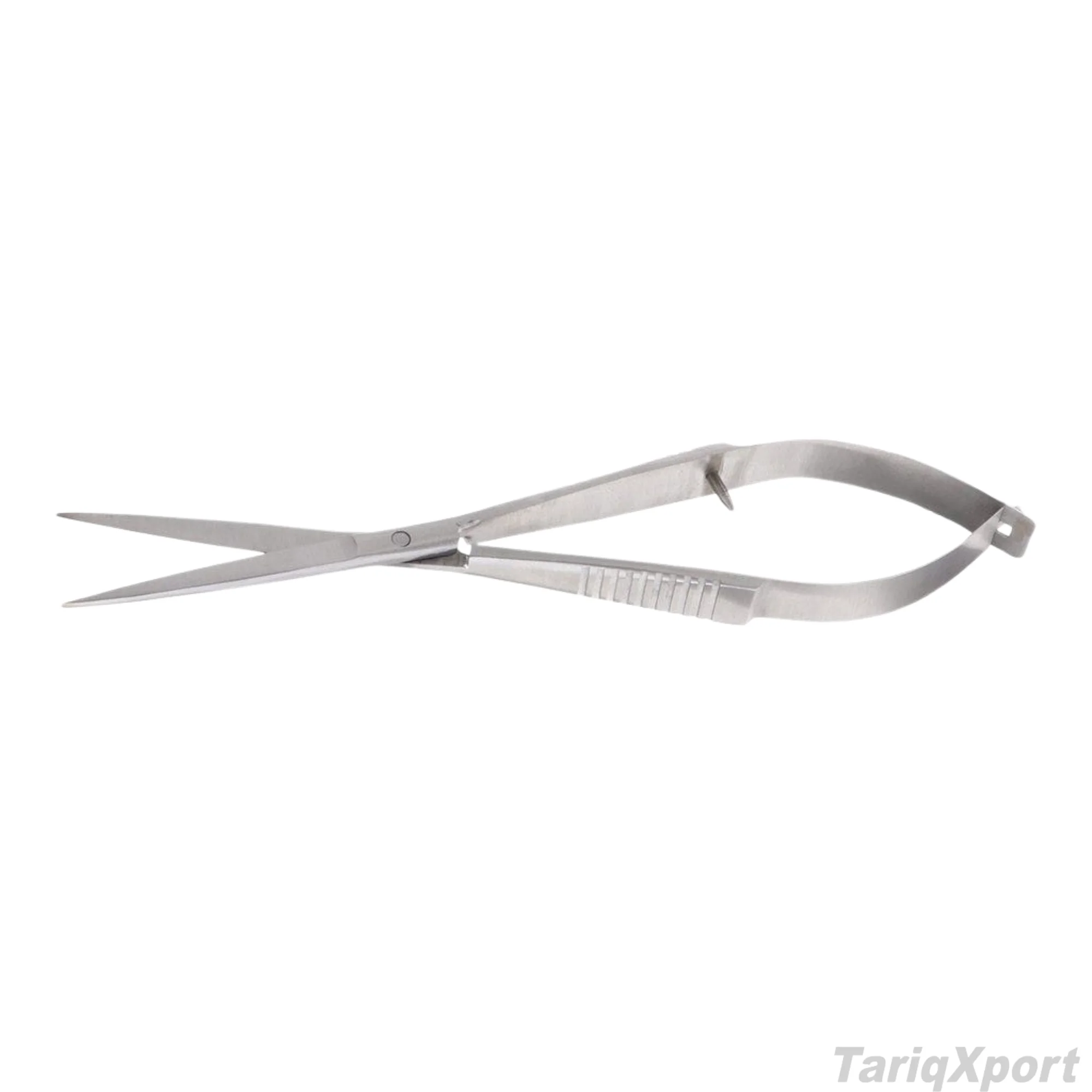 Professional Precision Straight Spring Scissors Stainless Steel Sharp Comfortable Handle for Cuticle Nail Eyebrow Trimming Tool - Image 5