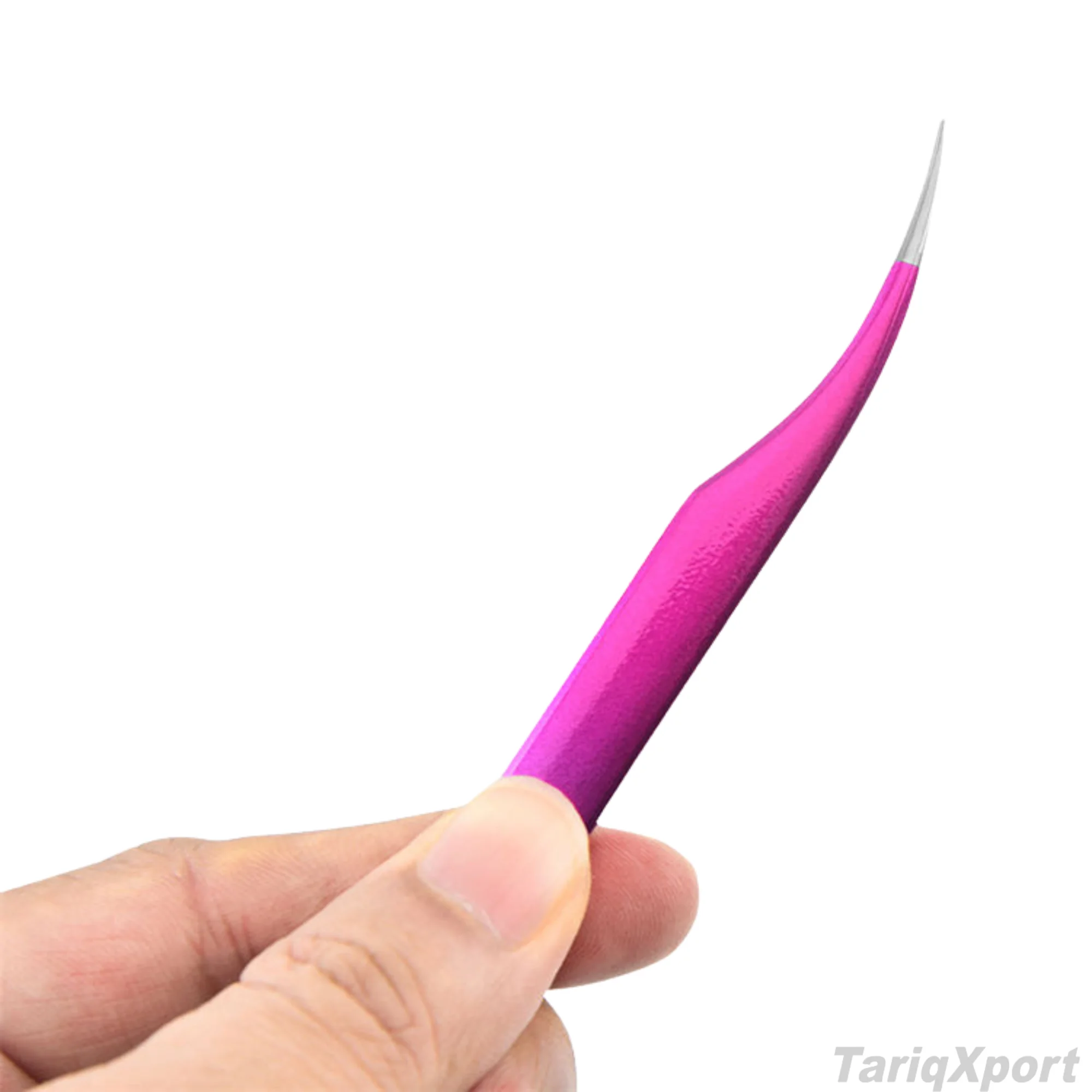 Professional Customizable Stainless Steel Eyebrow Tweezers 10mm Comfortable Handle Precision Smooth Tip for Salon Usage - Image 5