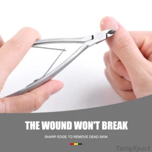 Wholesale High Quality Curved Stainless Steel Dead Skin Scissors Cuticle Nipper Sharp Professional Nail Clippers Wide Jaw Finger