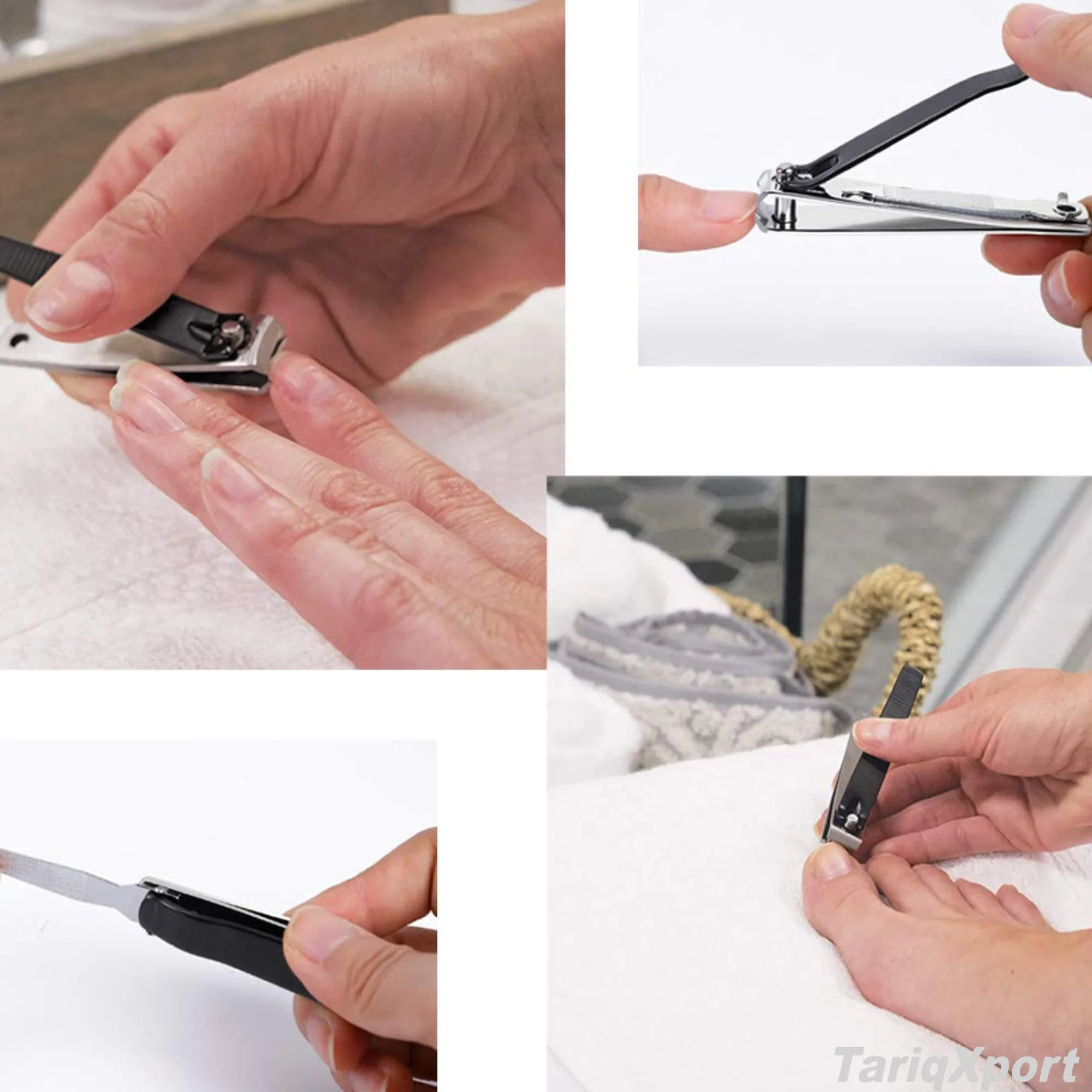 Stainless Steel Professional Nail Clipper 15mm Jaw Opening Curved Sharp Blade Durable Finger Nail Cutter for Adults Luxury - Image 3