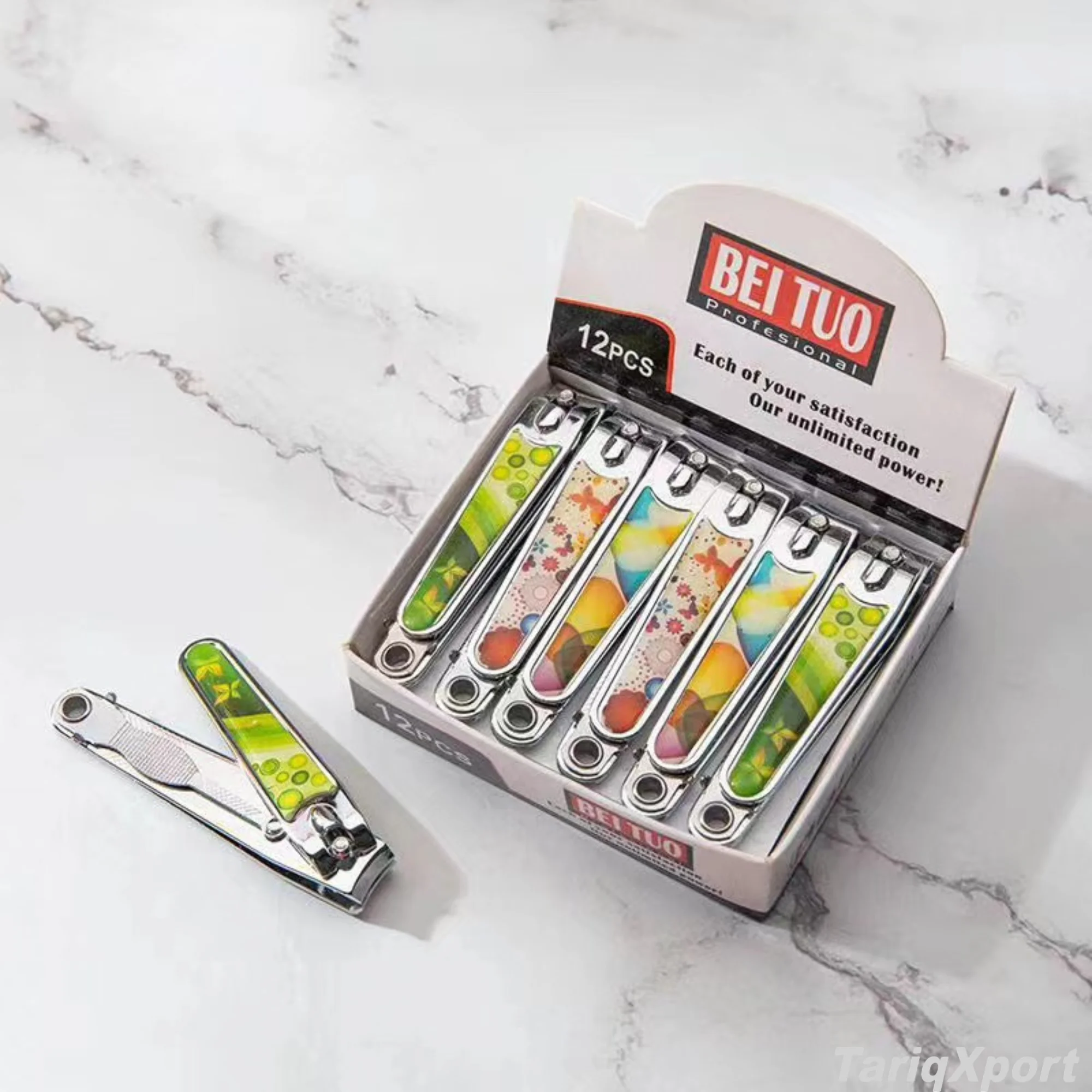Best Manicure Beauty Tools Stainless Steel Nail Clipper High Quality Fingernail Slant Edge Nail Cuticle Cutter Costum Logo - Image 4
