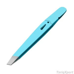 Precision Professional Eyebrow Tweezers Stainless Steel Pointed Tip Curved Lightweight Eco-Friendly Luxury Eyelash Tweezers