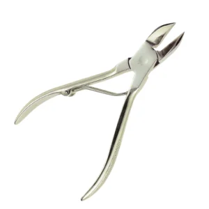 Nail Clipper Stainless Steel 15mm Jaw Flat Blade Sharp Tip Durable Toenail & Finger Use Adult Simple Wide Jaw Opening
