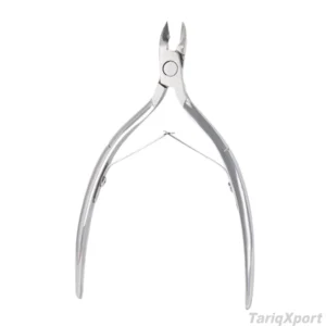 Professional Silver Cuticle Nipper Stainless Steel Dead Skin Clipper Cuticle Trimmer for Smooth & Clean Nails