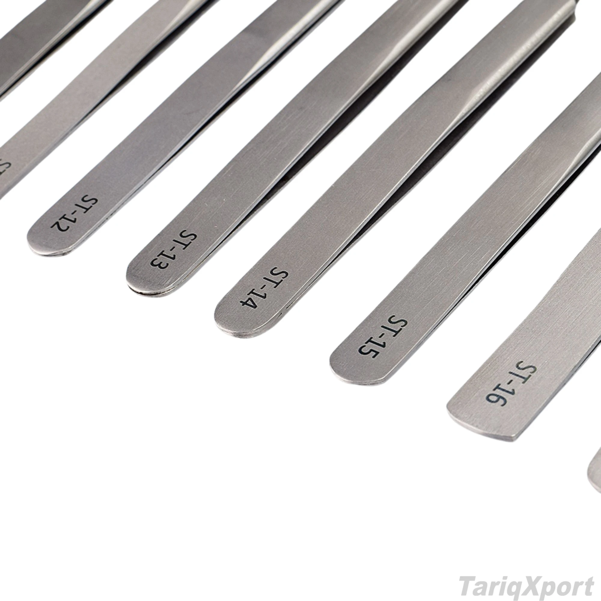Professional Eyelash Extension Tweezers Stainless Steel Precision Anti-Static/Anti-Magnetic 10mm Smooth Tip Volume Lash Salon - Image 5