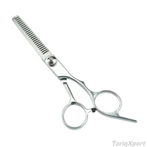 Wholesale Professional Stainless Steel Foldable Lightweight Right-Handed Barber Cutting Hairdressing Scissors Split Flat Curved
